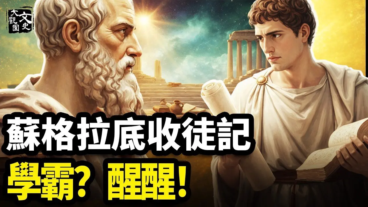 美貌+智商双满级的天之骄子 被苏格拉底一顿问话当场自闭：我简直什么都不知道（经典回顾）|历史故事|文史大观园