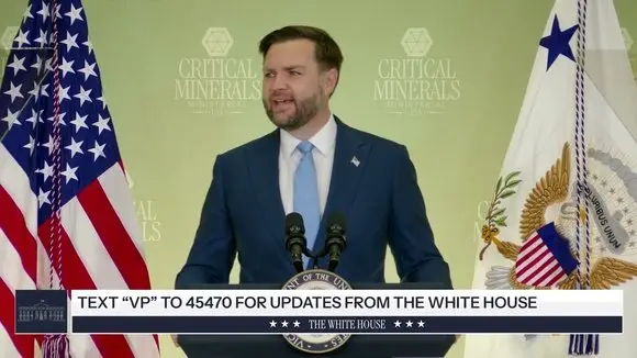 Vice President JD Vance Delivers Remarks at the Critical Minerals Ministerial