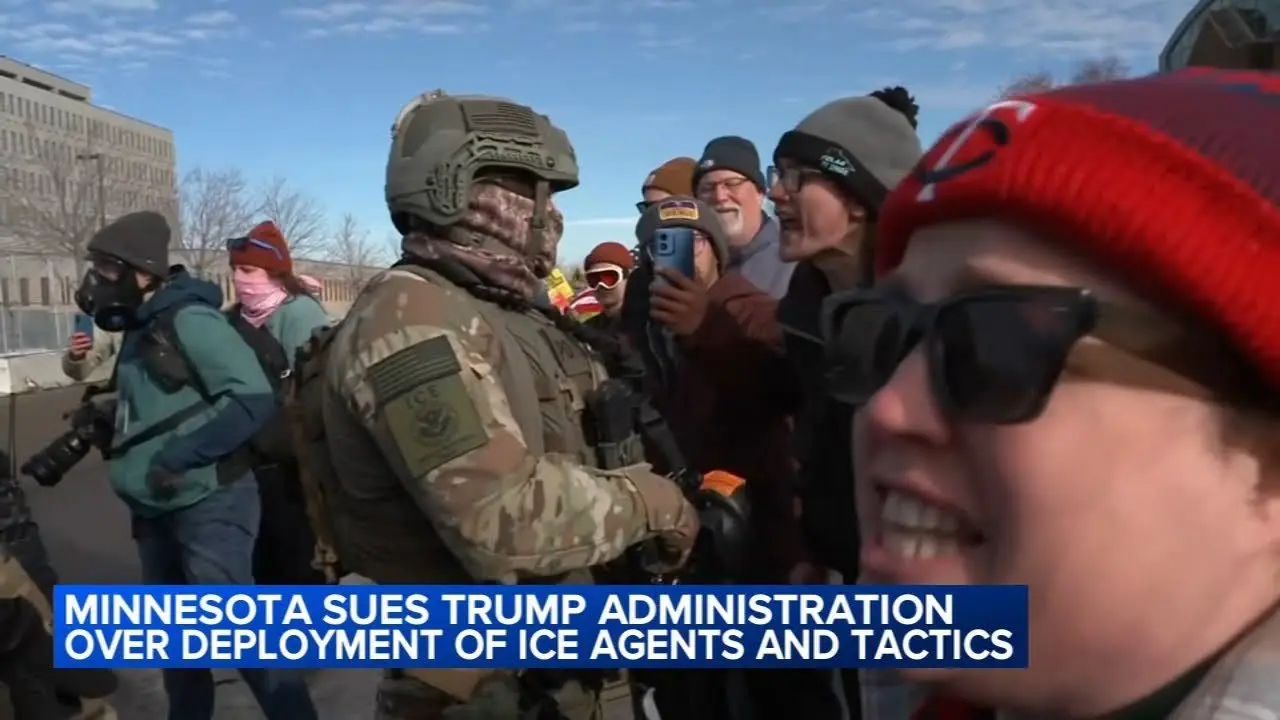Minnesota sues Trump administration over deployment of ICE agents and tactics