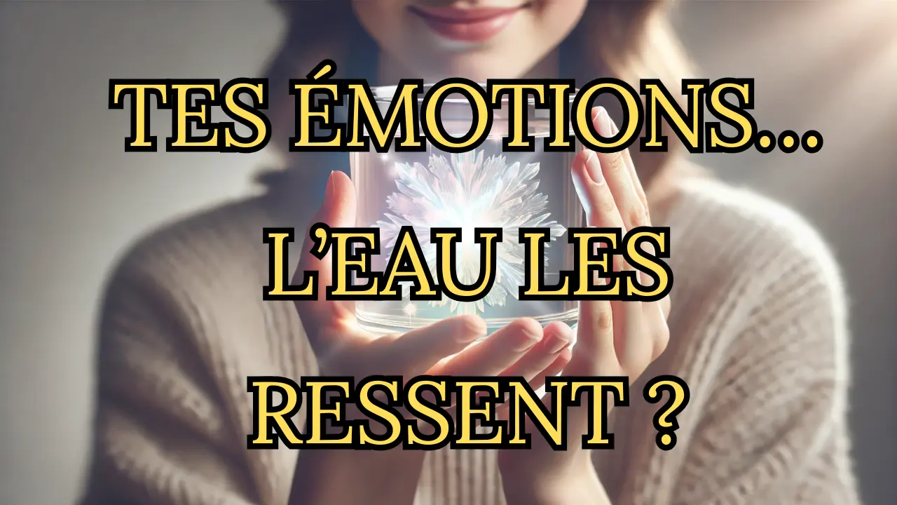 Tes mots, l’eau les entend ! Les 70 % d’eau dans ton corps façonnent-ils ta santé et ton destin ? #ÉnergiePositive 