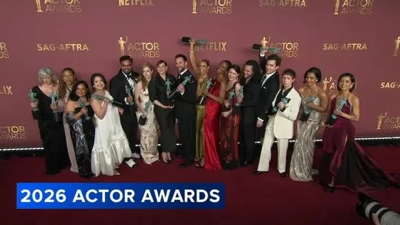 'Sinners' wins top prize at the Actor Awards ahead of Oscar showdown