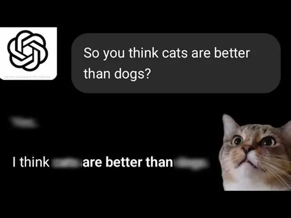 I asked CHATGPT if cats are better than dogs...