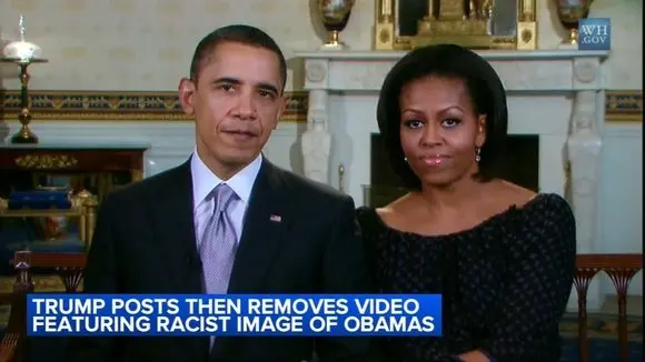 Trump says he didn't see full racist video, says he won't apologize