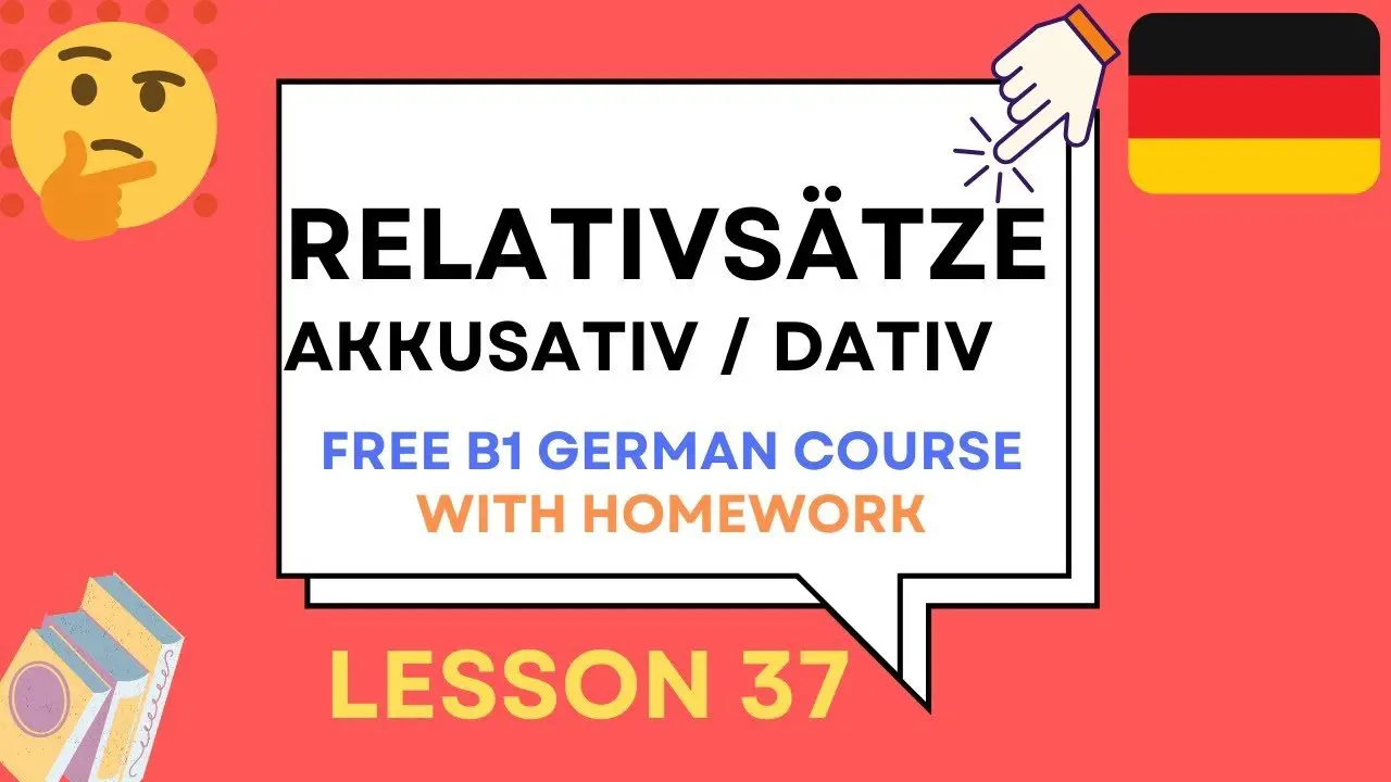 German Relative Pronouns: Subject vs Object Differences | B1 German course