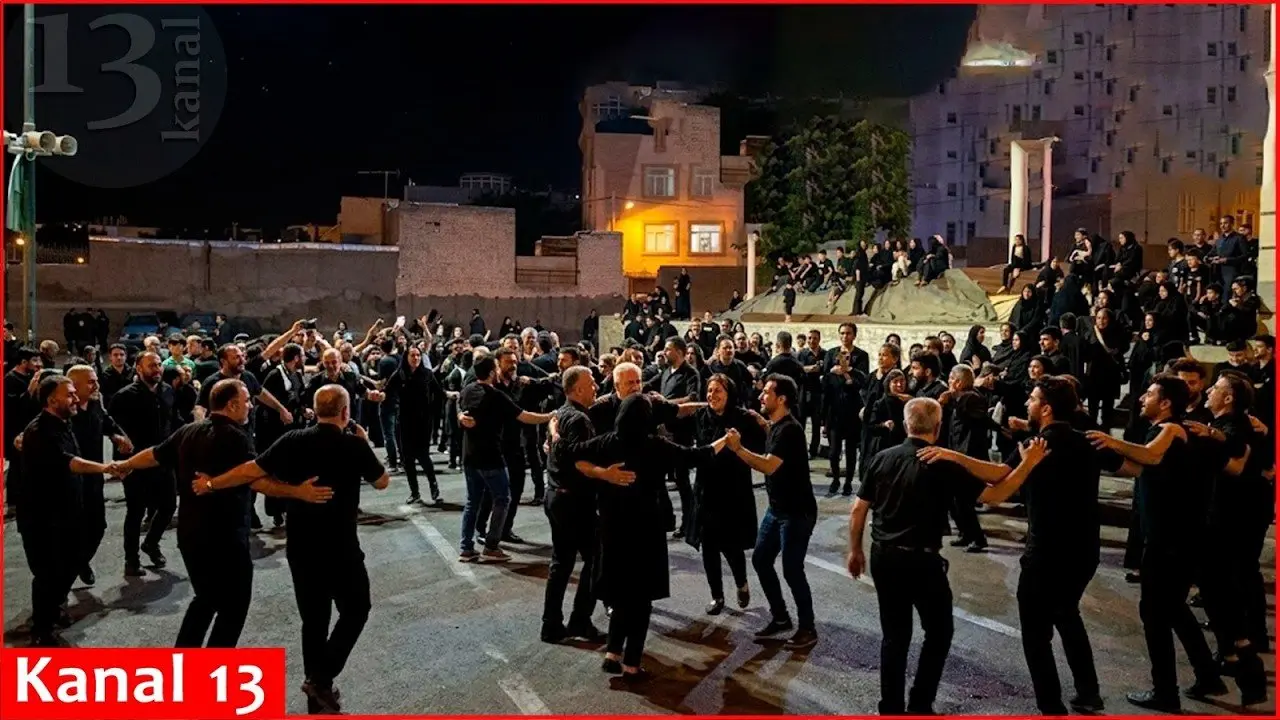 Iranians celebrate the death of Iran's supreme leader