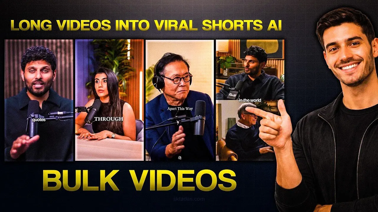 This AI Tool Turns Long Videos Into Viral Shorts Automatically 🤯
