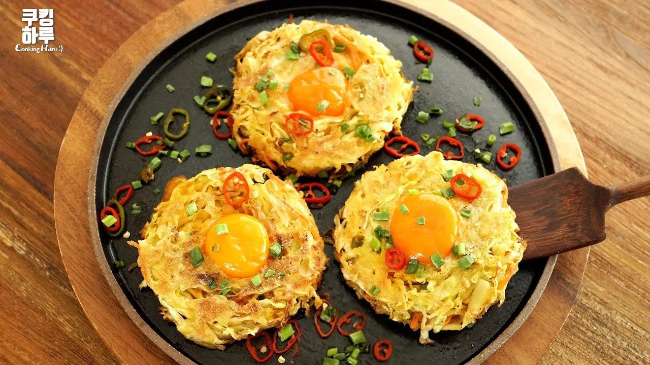 토스트보다 맛있다! 놀라운 양배추 요리!! 노밀가루! 계란 양배추링! 양배추전