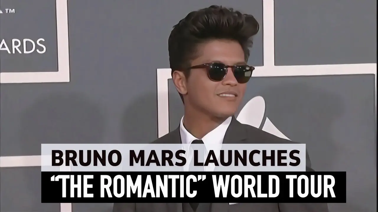 Bruno Mars Launches “The Romantic” World Tour