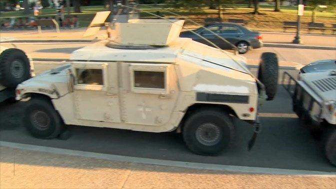 Trump's Washington, DC, takeover begins as National Guard troops arrive