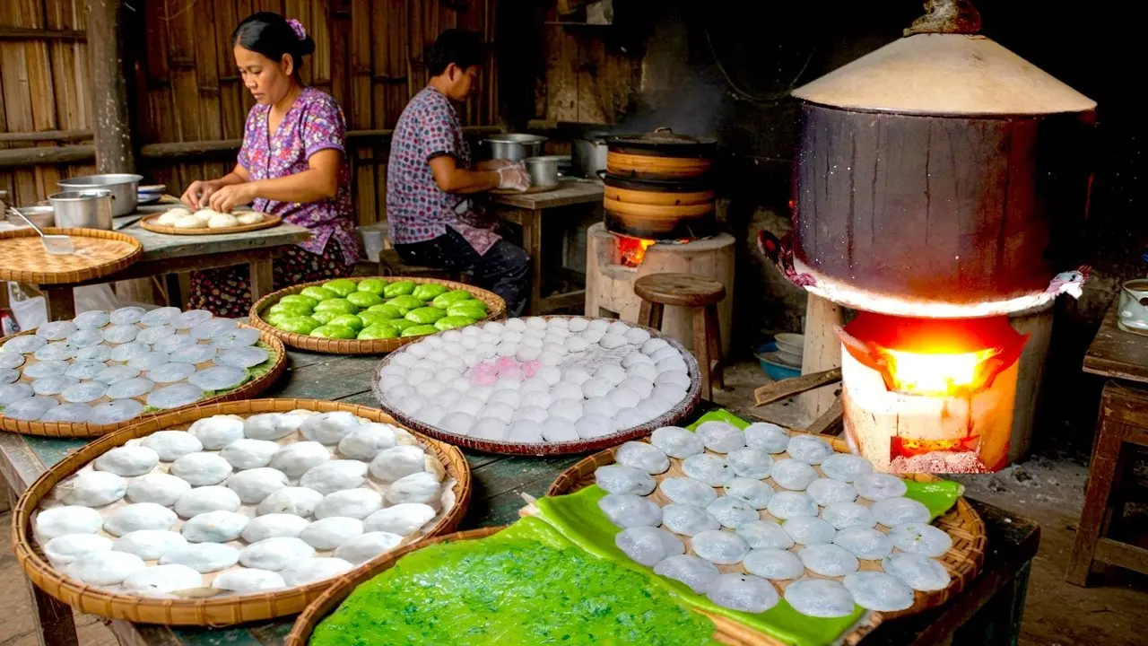 Traditional Dumpling Recipe Meets $1 Rainbow Dessert!