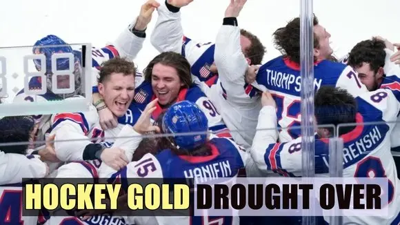 US Wins Men's Hockey Gold, the First Time Since 1980