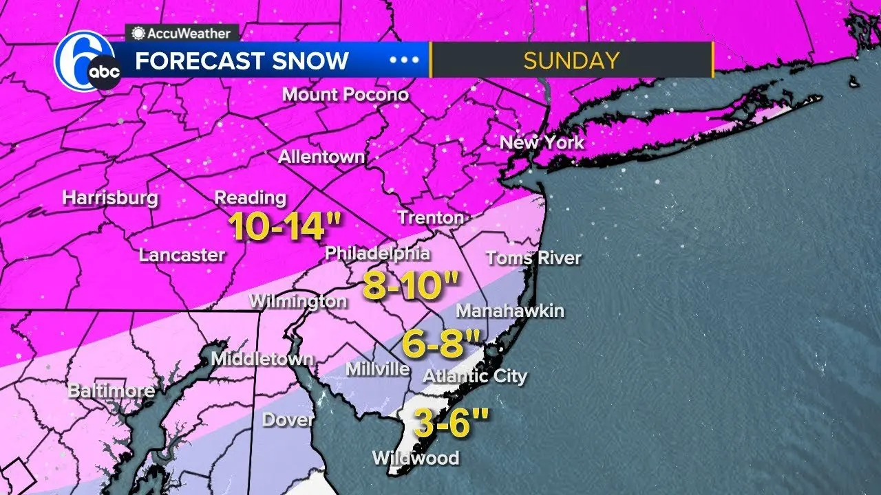 Major winter storm barrels toward East Coast; first look at totals
